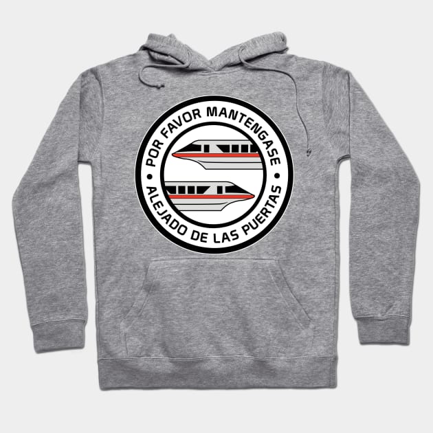 MonorailPorFavorRed Hoodie by WdwRetro